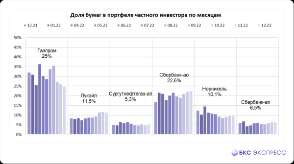 Во что инвестировали частные инвесторы в декабре. Предлагаем улучшения