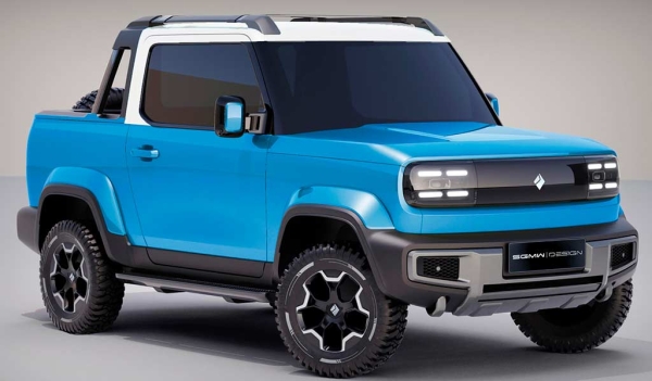 Китайцы представили миниатюрный электрокар Baojun Yep в стилистике Suzuki Jimny