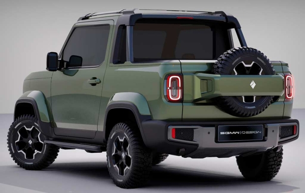 Китайцы представили миниатюрный электрокар Baojun Yep в стилистике Suzuki Jimny