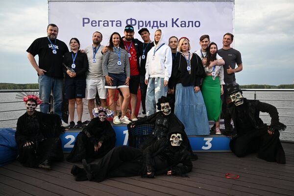 В Подмосковье состоялась театрализованная регата, посвященная спектаклю о Фриде Кало