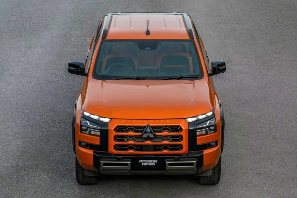 Пикап Mitsubishi L200 в новом кузове стал более квадратным и брутальным