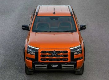 Пикап Mitsubishi L200 2024 в новом кузове стал более квадратным и брутальным