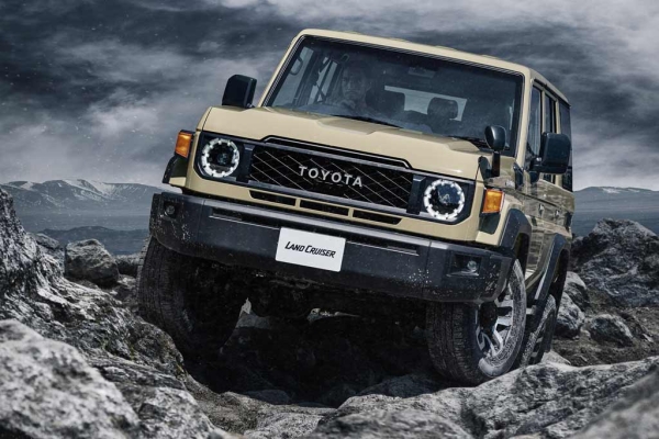 Японцы представили вновь обновленный внедорожник Toyota Land Cruiser 70