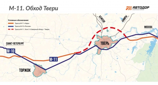 Дорожный дайджест: продление М12, обход Твери на М11 и другие новости