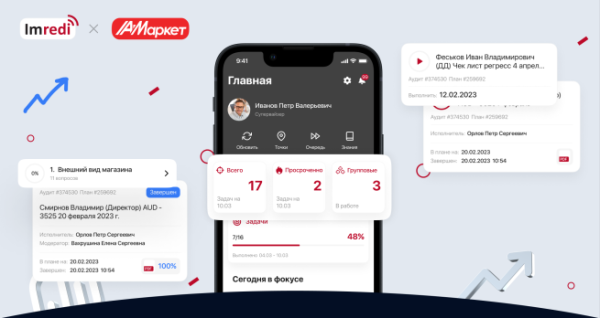 «АстМаркет» повышает эффективность работы управляющих сети с помощью Imredi
«АстМаркет» повышает эффективность работы управляющих сети с помощью Imredi