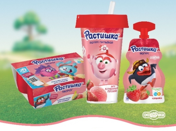 Danone и ГК «Рики» выпустили совместную линейку продукции «Растишка» с брендом «Смешарики»
Danone и ГК «Рики» выпустили совместную линейку продукции «Растишка» с брендом «Смешарики»