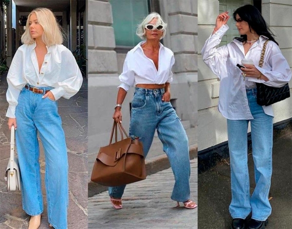 Как носить джинсы Wide Leg: ТОП-8 примеров с образами из Pinterset Как носить джинсы Wide Leg: ТОП-8 примеров с образами из Pinterset